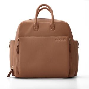 Ayla & Co Tan Women’s Baby Bag Backpack